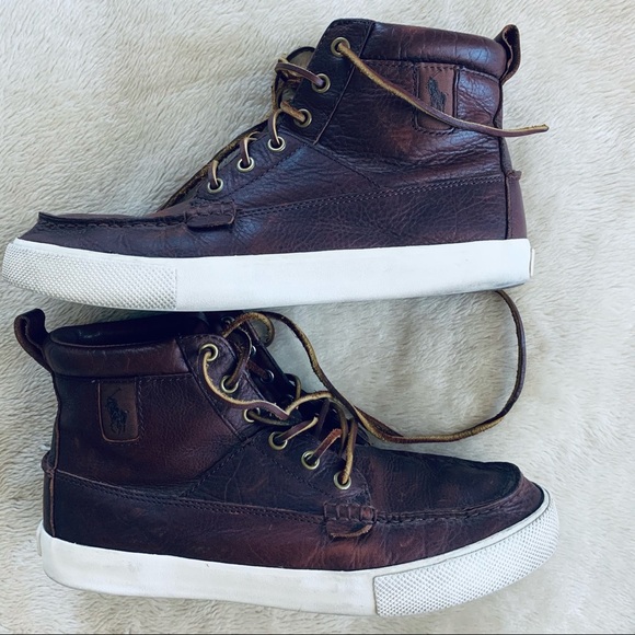Polo Ralph Lauren Boots in Brown/Red color Size 9D - Picture 2 of 7